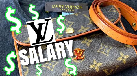 louis vuitton employee wages|Louis Vuitton hourly pay.